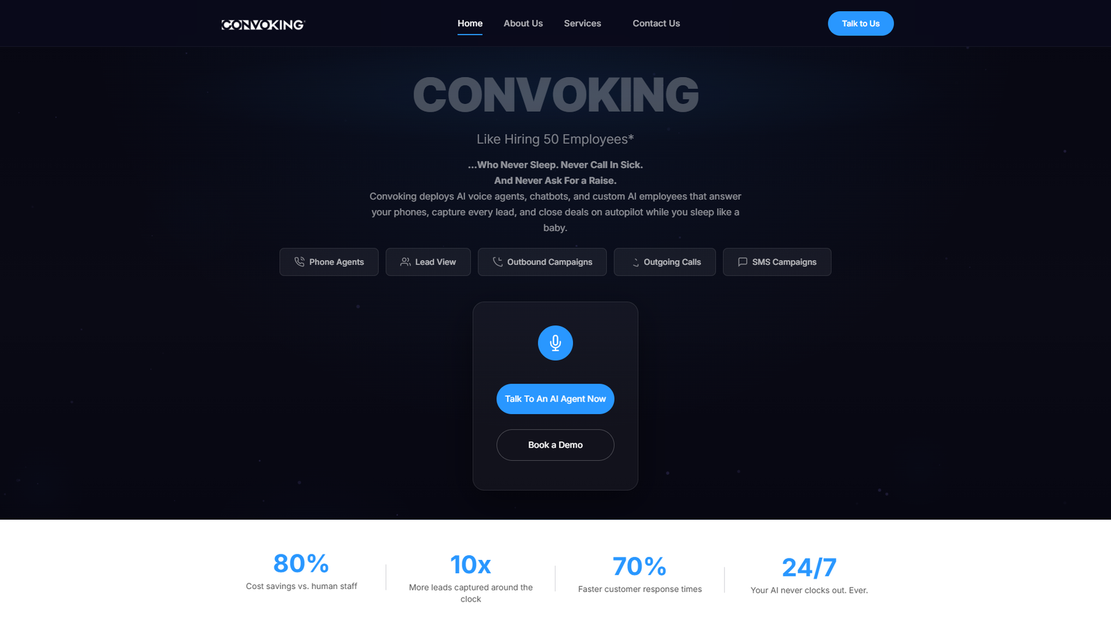 Convo King Website
